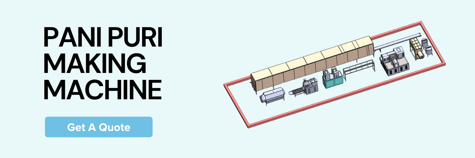 Pani Puri (Gol Gappa) Making Machine