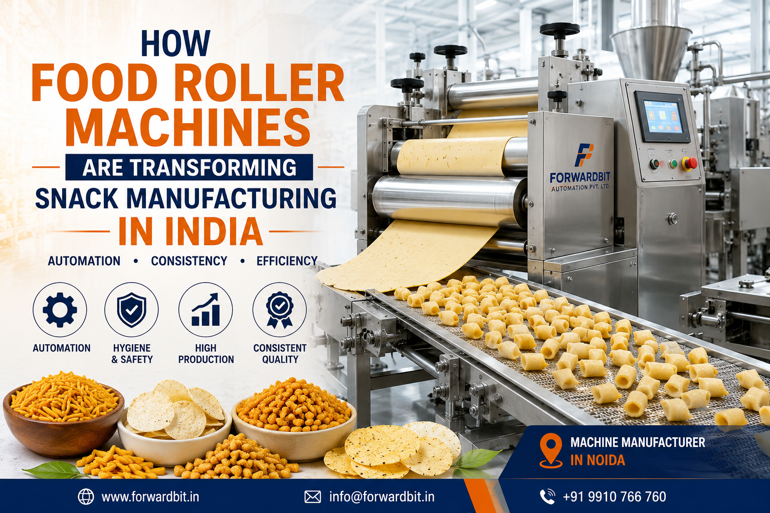 How Food Roller Machines Are Transforming Snack Manufacturing in India